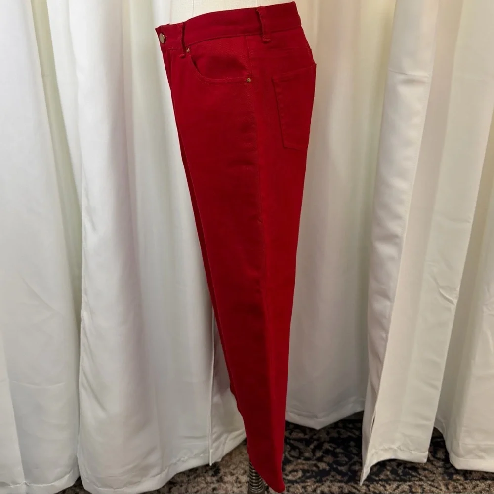 Lauren Ralph Lauren - Lauren Jeans Co. Bright Red Straight Leg Jeans Vintage 8P